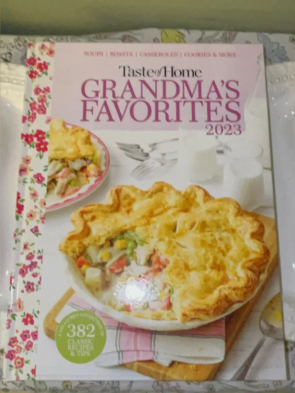 Taste of Home Grandma’s Favorites Cookbook Stack